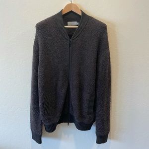Vince Teddy Wool Bomber